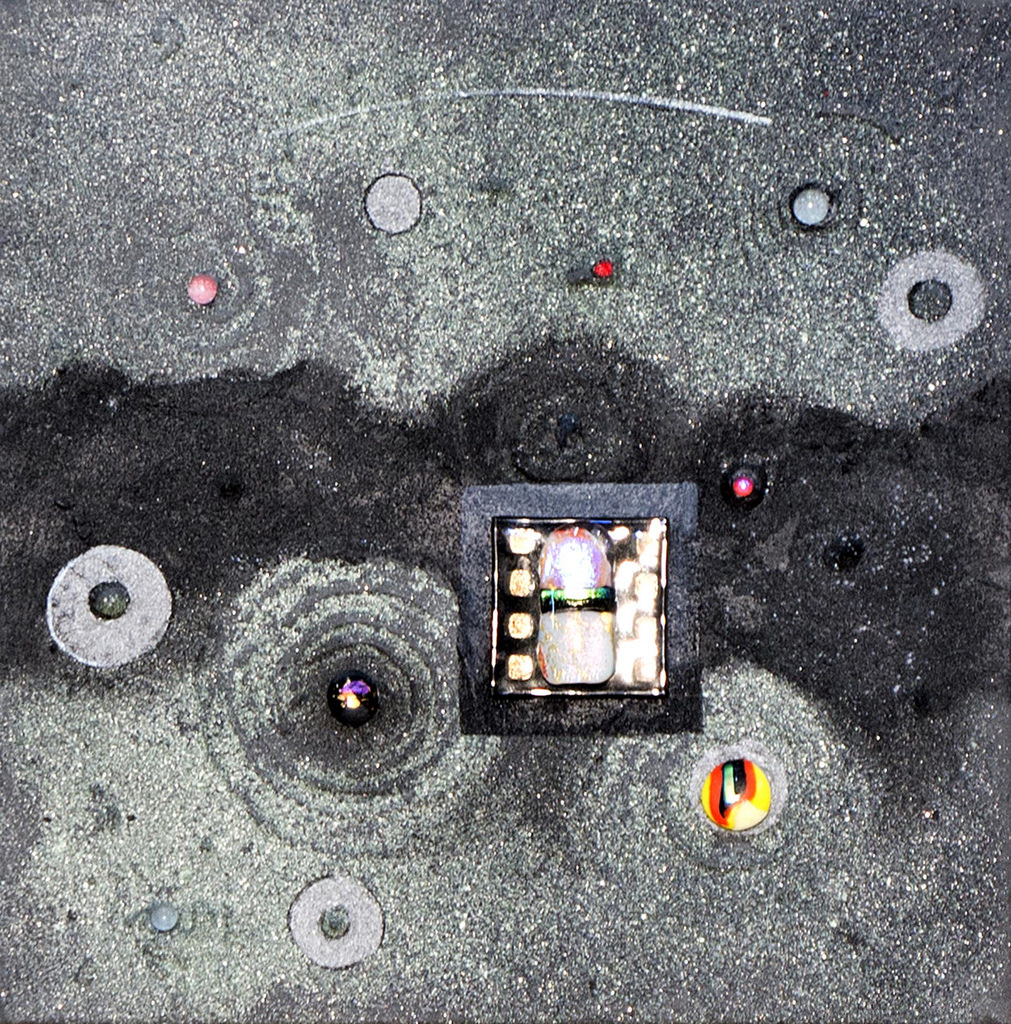 Film_Noir_-_Textured_Acrylic_&_Glass_Collage_300w_x_300h