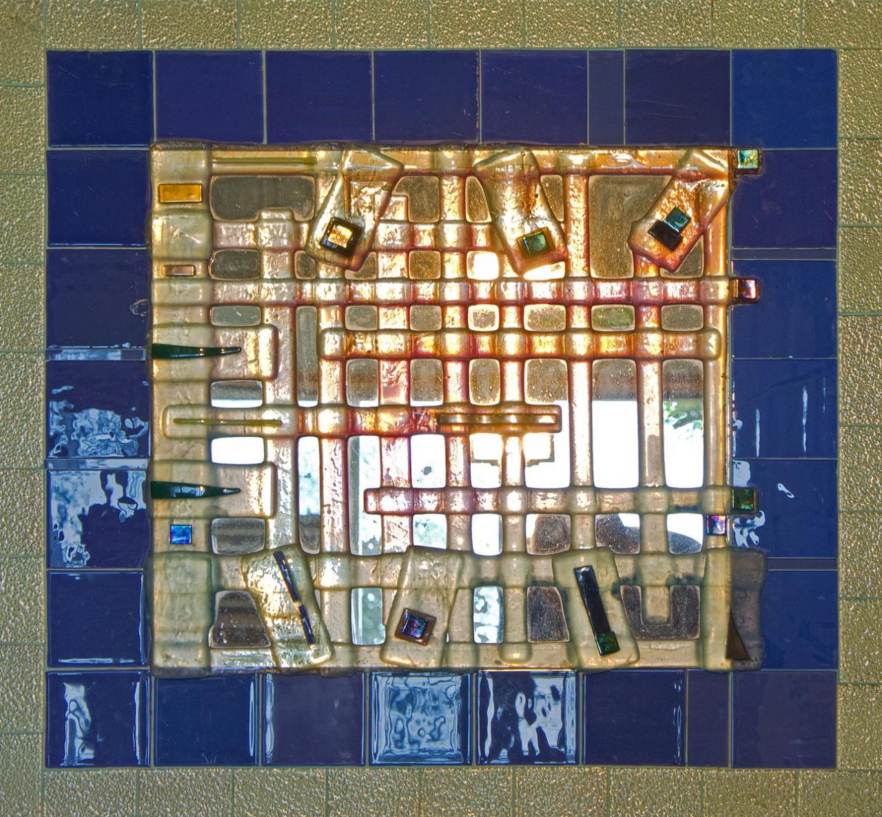 Blue mirror
